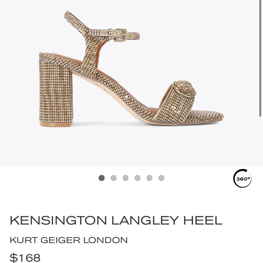 Kensington Langley Heel - Elegant Gold Strappy Heels